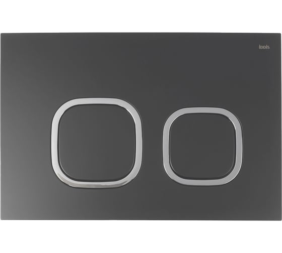 Клавиша смыва универсальная IDDIS Unifix 004 черная UNIS4BCi77