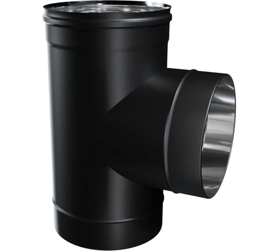Тройник КРАФТ Стандарт ТермоЭмаль 90 (316/0,8/эмаль) Ф200 c361105