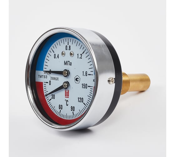 Термоманометр BD ТМТБ БД 31Т 0-150 °C, 0-2.5 МПа, класс точности 2.5, G1/2 883228187