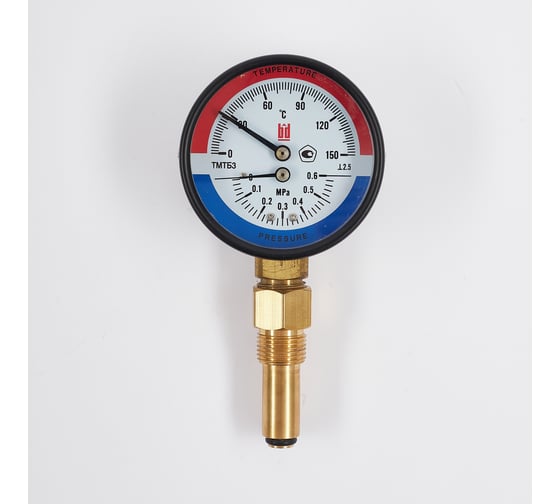 Термоманометр BD ТМТБ БД 41Р.3 0-150 °C, 0-0.6 МПа, класс точности 2.5, G1/2, нержавеющая сталь 11731010315678
