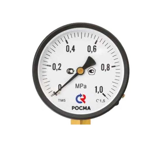Манометр РОСМА точных измерений. Диапазон -0,1-0,5MPa  УТ-00052651