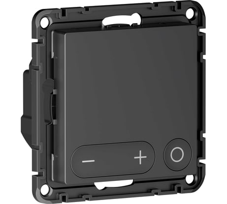 Термостат для теплого пола Systeme Electric AtlasDesign Smart, с датчиком, Zigbee, 16 А, мех., черный ATN001038Z