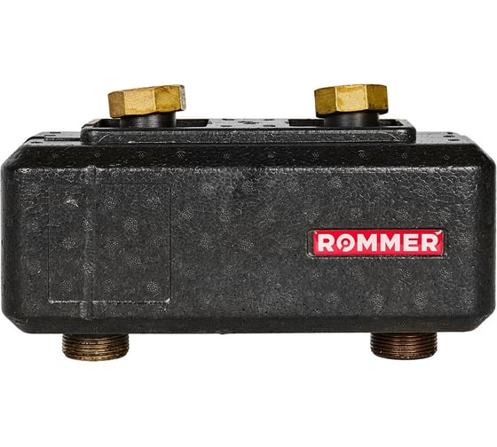 Гидравлическая стрелка с накидными гайками ROMMER 1 1/4, 4,53 м3/час, в теплоизоляции RDG-1015-004002 PEE9H56D5UT48B