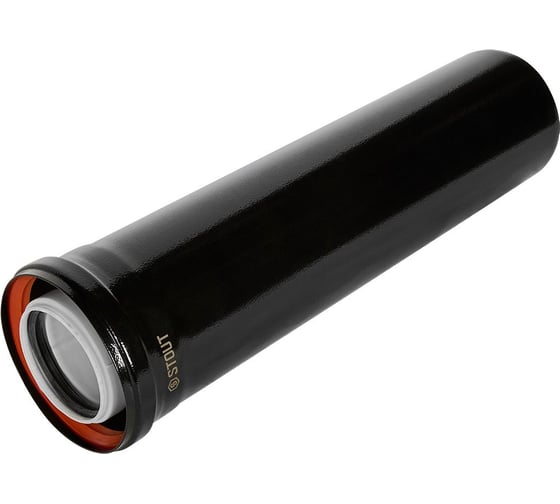 Удлинитель дымохода конденсационный коаксиальный STOUT SCR-8012-600500 D80(п-м)/125(п- PEE9H4MMBMI3AL