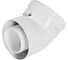 Отвод 45 конденсационный коаксиальный STOUT SCR-8012-000045 D80(п-м)/125(п-м) PEE9H4MMBH45L9 4