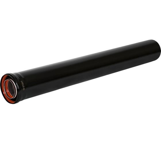 Удлинитель дымохода традиционный коаксиальный STOUT SCR-8125-601000 D80(п-м)/125(п-м), PEE9H4MMBMGUQC
