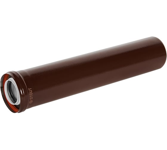 Удлинитель дымохода конденсационный коаксиальный STOUT SCR-8610-700500 D60(п-м)/100(п- PEE9H4MMBMK8B1
