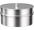 Заглушка тройника МЕТАЛЛИК и КО с к/о 210; Оц 0.50 (ВН.) (RAL 8017) п/о О0000011748 1