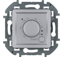 Терморегулятор для тёплого пола Legrand Inspiria с внешним датчиком в комплекте 16А 230В алюминий 673812