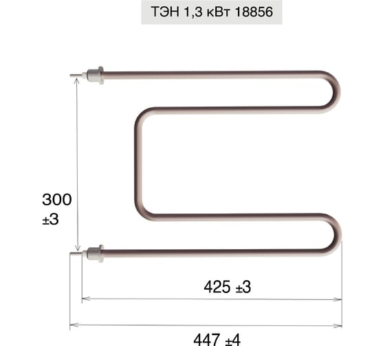Комплект ТЭН VVD 1,3 кВт 104137