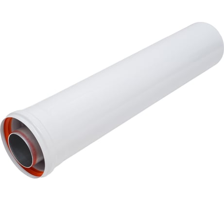 Удлинитель дымохода KRATS коаксиальный, раструбн. 60/100 L 500 Y-05M