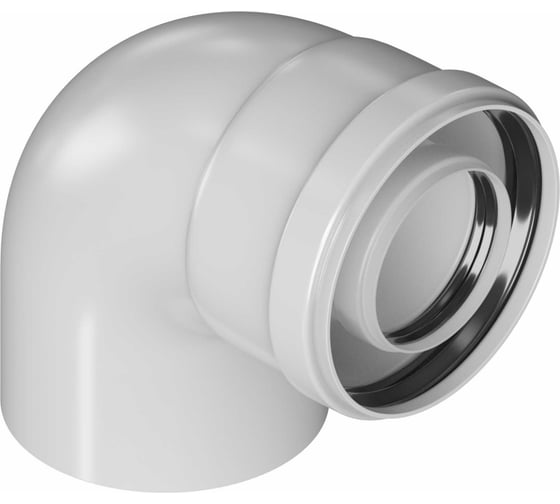 Конденсационный отвод KRATS угол 90 гр., O80/125 CW8-90-LN 1