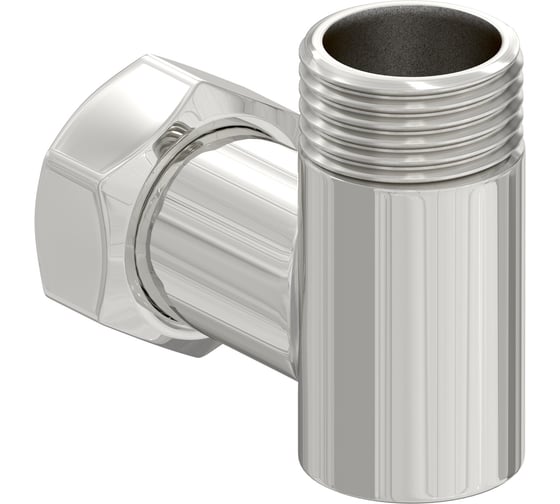 Уголок переходной Стилье (G 3/4" НР х G 3/4" НГ) Без покрытия02002-3434