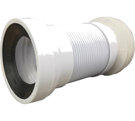 Труба СаМат Плюс гибкая белая 320-730мм 1 1/4-40 (1 шт) 4080