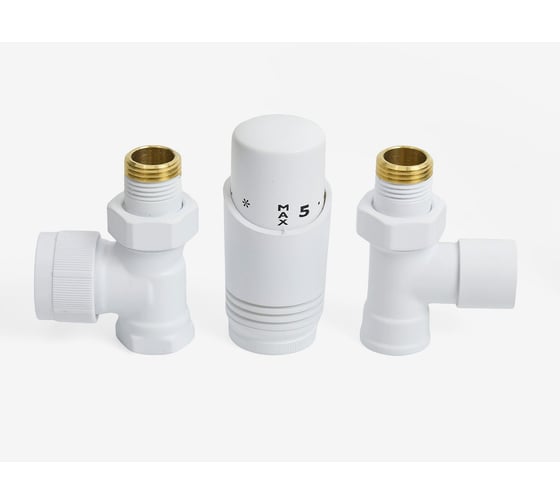 Узел нижнего подключения радиатора GUARDO прямой 1/2 GRD-MD-TP-RAL9016M