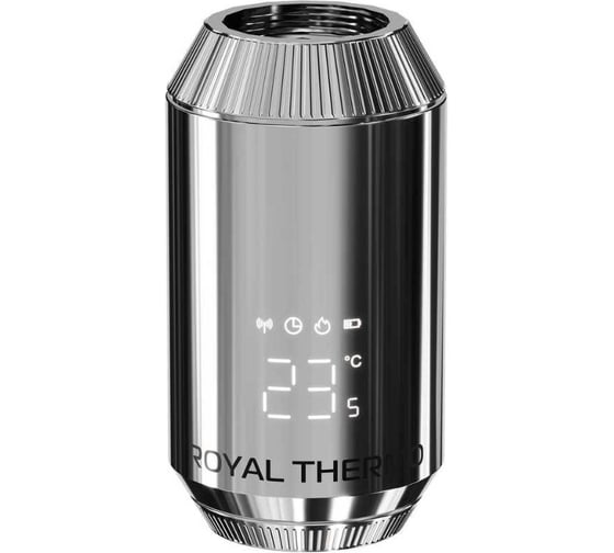 Термостат радиаторный электронный Royal Thermo Smart Heat 2.0, хром НС-1819816