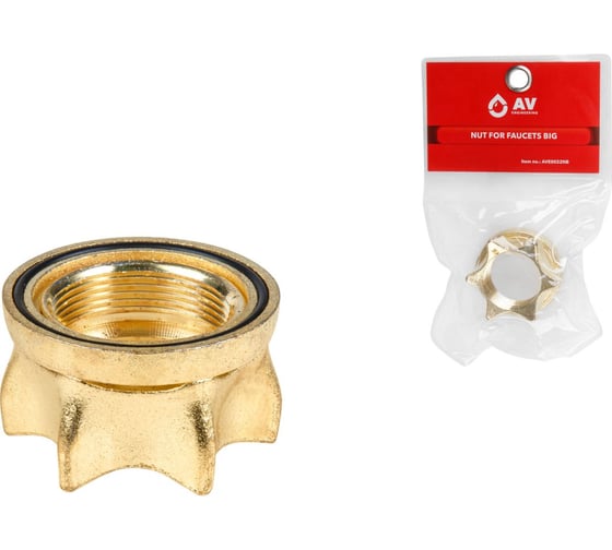 Гайка AV Engineering Корона AVE0022NB большая ЦЗ-0004255713