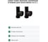 Вентиль запорный угловой для полотенцесушителя СаМат Плюс 3/4x1, г/г, круглый, черный, 1 шт. SanT-2389 2