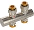 Узел нижнего подключения Primoclima armature Multilink 1/2x3/4 дюйма, термостатический, никель PC730AN 1