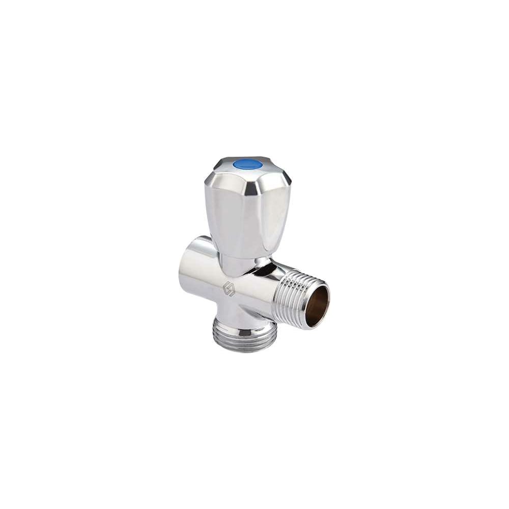 Вентиль-тройник для подключения сантехнических приборов MVI 1/2\"x3/4\"x1 ...