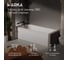 Экран для ванны 1Marka ГРАНЖ ЛОФТ/GRUNGE LOFT 1800, белый, каркас белый 02гл18бб 2