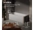 Экран для ванны 1Marka ГРАНЖ ЛОФТ/GRUNGE LOFT 1700, белый, каркас белый 02гл17бб 2