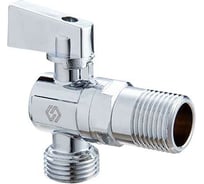Кран для подключения сантехнических приборов MVI 1/2"х1/2" наружная-наружная BV.463.04