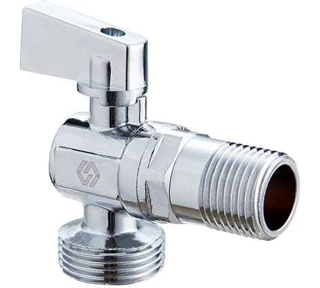 Кран для подключения сантехнических приборов MVI 1/2"х3/4" наружная-наружная BV.463.0405