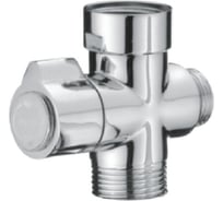 Дивертор для смесителя OUTE картриджный, 1 вход - 3/4", 2 выхода - 1/2" и 3/4", корпус силумин TP20-2