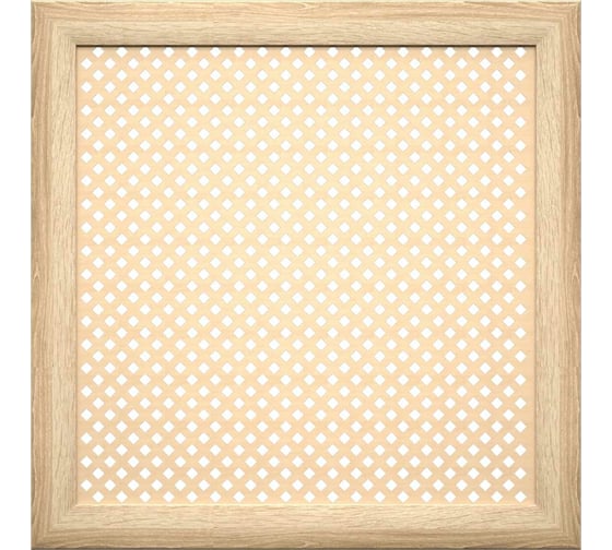 Экран на батарею отопления STELLA МДФ 60x60 см., Глория дуб сонома ЦБ-00002223