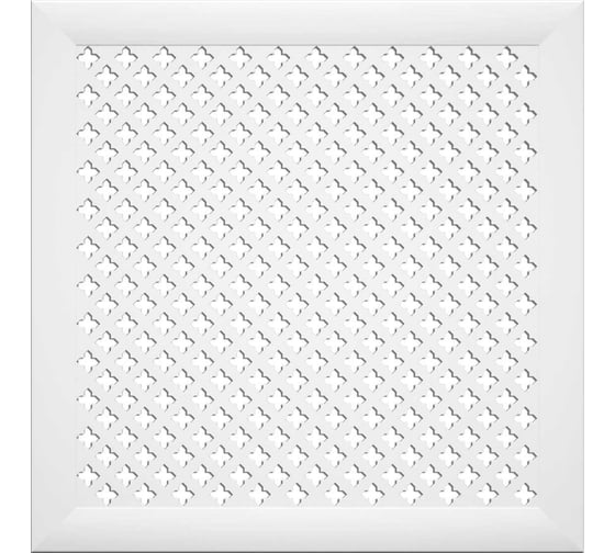 Экран на батарею отопления STELLA МДФ 60x60 см., Готико белый ЦБ-00002236