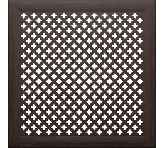 Экран на батарею отопления STELLA МДФ 60x60 см., Готико венге ЦБ-00002237 1