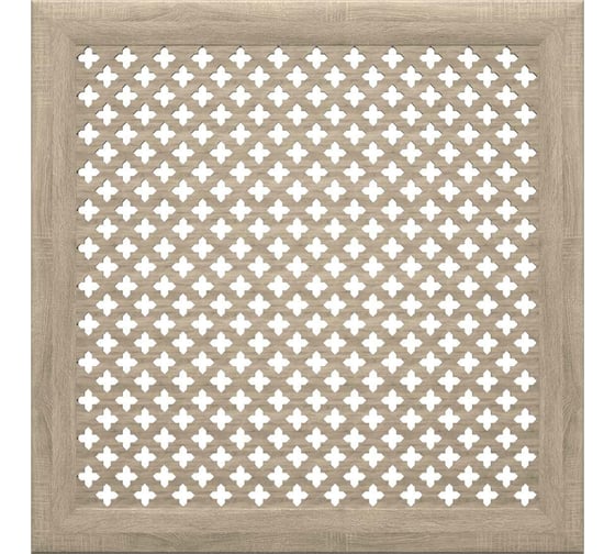Экран на батарею отопления STELLA МДФ 60x60 см., Готико дуб винтаж ЦБ-00002240