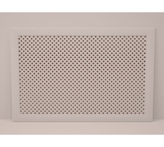 Экран на батарею отопления STELLA МДФ 90x60 см., Глория белый ЦБ-00002226