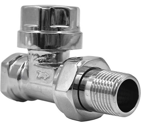 Вентиль прямой термостатический PRIMOCLIMA Primoclima Armature 1/2, хром 0002-004-D-12 (PC770AN)