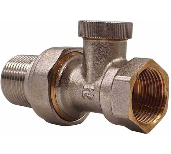 Запорный клапан прямой PRIMOCLIMA Primoclima Armature 3/4, никелированный 0004-001-D-34