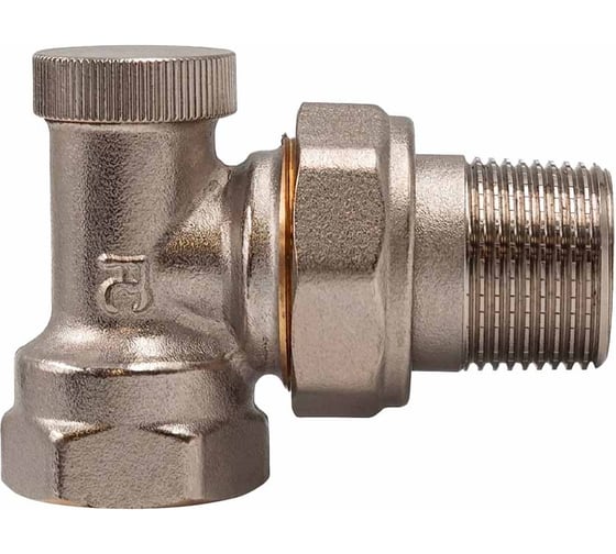 Клапан запорный угловой PRIMOCLIMA Armature 3/4, никелированный 0004-001-A-34