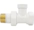 Клапан запорный прямой PRIMOCLIMA Armature 1/2, белый 0004-002-D-12 (PC760AW) 1