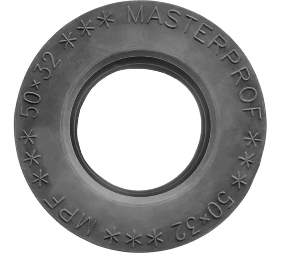 Сантехническая манжета для канализации MPF 50x32, черная, уплотнительная, переходная ИС.131606