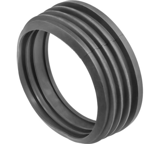 Сантехническая манжета для канализации MPF 124x110, черная, уплотнительная, переходная ИС.131603