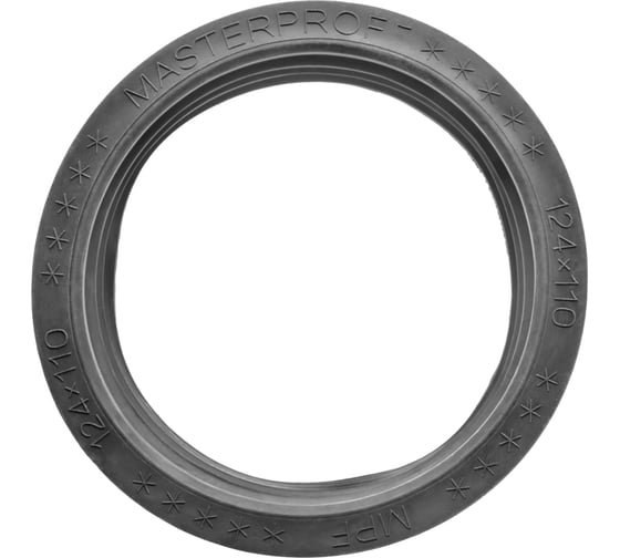 Сантехническая манжета для канализации MPF 124x110, черная, уплотнительная, переходная ИС.131603