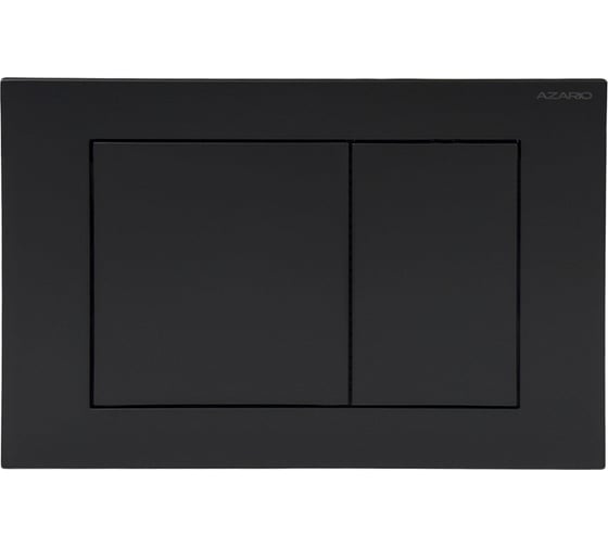 Клавиша смыва Azario AZ-ABS F-B черная (квадратная) пластик 225x155x5 мм (инст. AZ-8159) 00108464