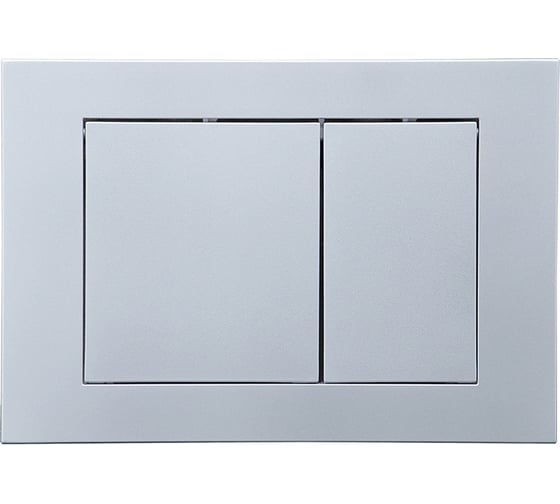 Клавиша смыва Azario AZ-ABS F-BS сатин брашированный (квадратная) пластик 225x155x5 мм (инст. AZ-8159) 00108466