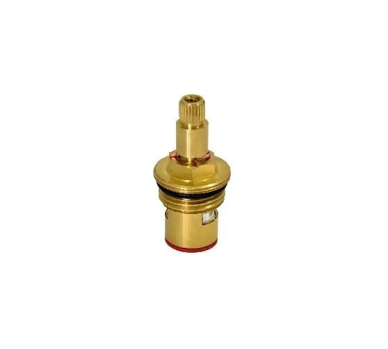 Кран-букса керамическая для смесителя OUTE 1/2", 20 шлицов, латунь DK360-20