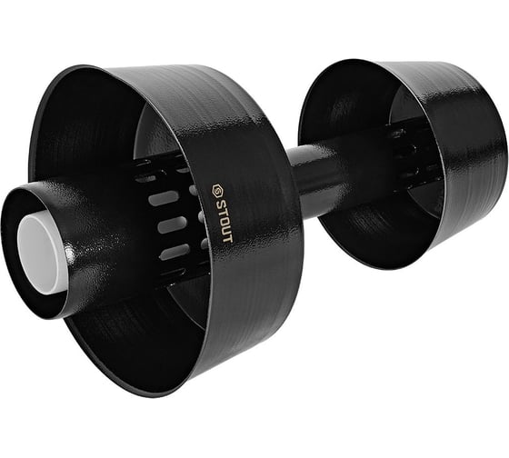 Оголовок вертикальный STOUT SCR-8080-800012 с ветрозащитой конденсационный D80 STOUT PEE9H4MMBG7TS7