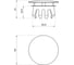 Декоративная заглушка на отверстие перелива раковины Wellsee Useful Extras, 33x33x21мм, 141903000 2