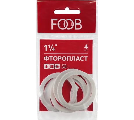 Набор прокладок из фторопласта FOOB 1 1/4 , 4 шт. F20.64.4 00-00002561