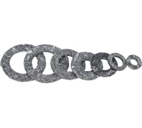 Набор №16 Сантехник Сантехкреп паронитовые прокладки 1/4"- 1 дюйм 2.7.16.