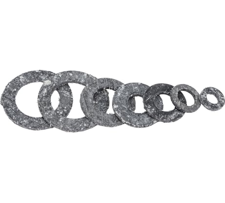 Набор №16 Сантехник Сантехкреп паронитовые прокладки 1/4"- 1 дюйм 2.7.16.