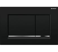 Клавиша GEBERIT Omega30 двойной смыв, черный глянец 115.080.KM.1 00000038744